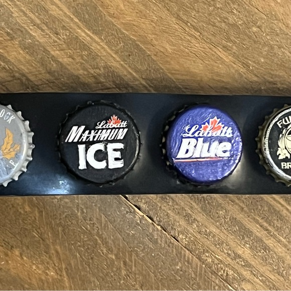 LE Littlearth Bottle Cap Vegan Rubber Belt Hand Retouched Sz M GUC 2010s HTF - Picture 10 of 14